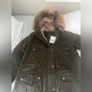 Women’s Barbour Hartwith Wax Parka with Hood